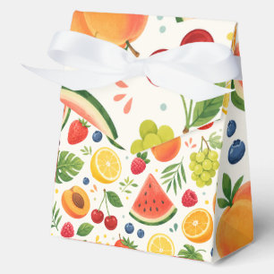 Ballotins Tissu à motif de fruits d'été Pastèque tropicale