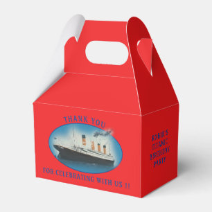 Ballotins Titanic Birthday Red RMS White Star Line Ship