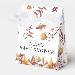 Ballotins Tombe en amour Baby shower Citrouille blanc