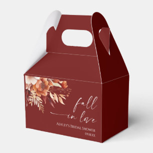 Ballotins Tombez Amoureux Floral Mariage Rusty Burgundy