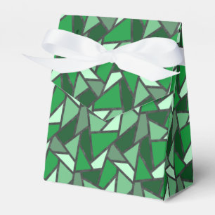 Ballotins Tons de motif en vitrail vert