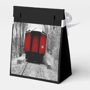 Ballotins Train à vapeur rouge à l'ancienne