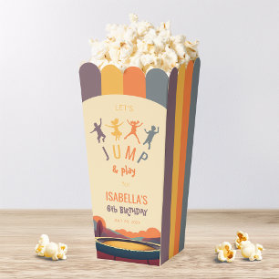 Ballotins Trampoline Jeu d'anniversaire Jump et Jouer Retro