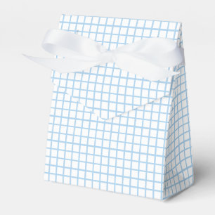 Ballotins Trellis Baby Bleu - Blanc