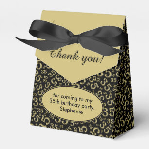 Ballotins Trente-cinquième or d'anniversaire de Merci/motif