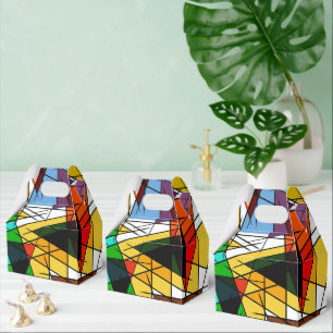 Ballotins Triangle Coloré Géométrique Moderne