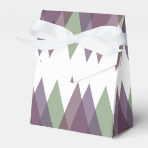 Ballotins Triangles mauve et vert