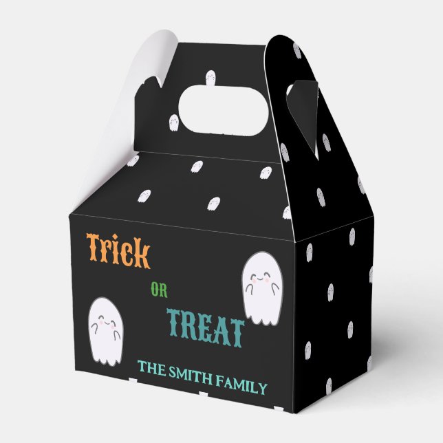 Ballotins Trick de fantôme mignon ou traiter Halloween (Verso)