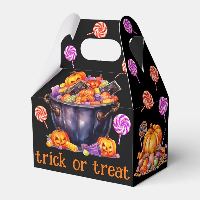 Ballotins Tricoter Ou Traiter Halloween (Verso)