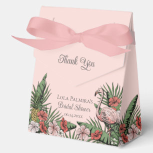 Ballotins Tropical Fleurs de Mariage Floral Flamant Rose