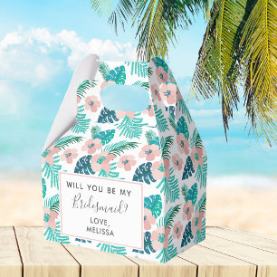 Ballotins Tropical Floral Beach Serez-Vous Ma Femme D'Accuei