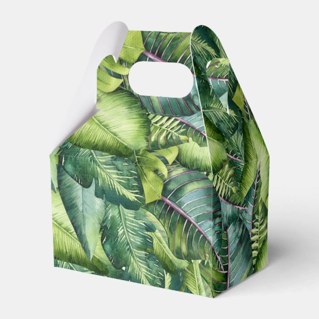Ballotins Tropical Jungle Feuille fête d'anniversaire (Arrière)