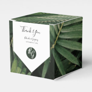 Ballotins Tropical Palm Feuille Mariage de verdure