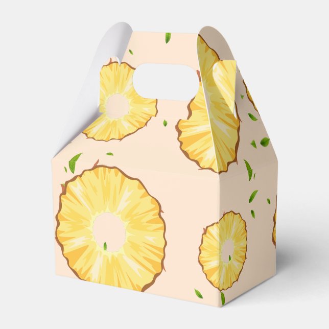 Ballotins TROPICAL SUMMER ananas Slice Motif tendance (Verso)