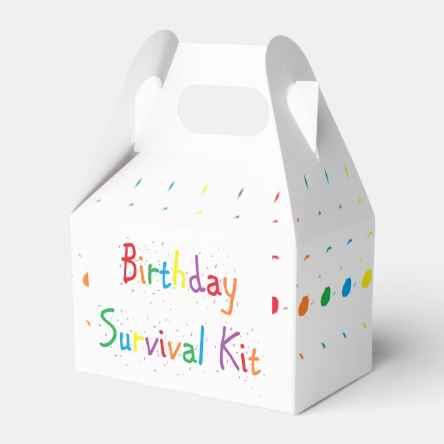 Ballotins Trousse de survie "Anniversaire" (Verso)