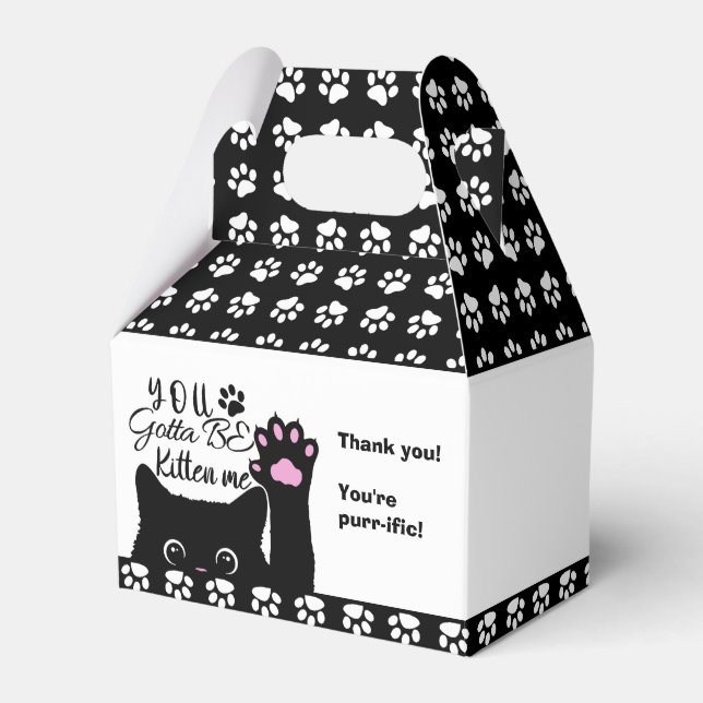 Ballotins Tu Dois Être Kitten Me Drôle Chat Motif Anniversai (Verso)