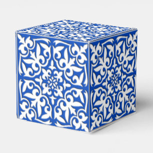 Ballotins Tuile marocaine - bleu et blanc de cobalt