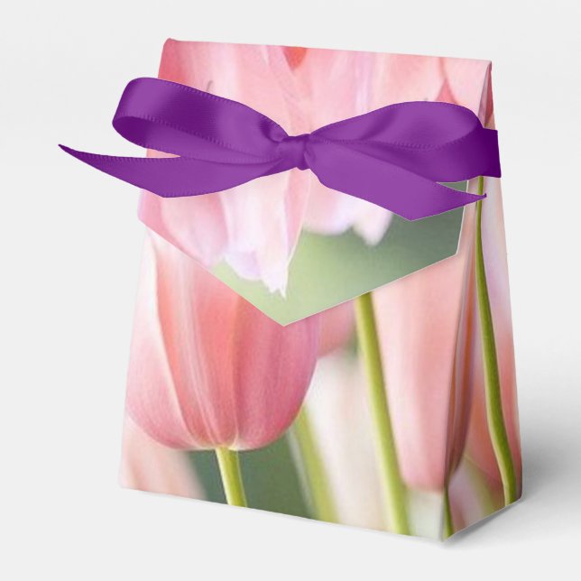 Ballotins Tulipe Tendance Favoriser Ou Boîte Cadeau (Verso)