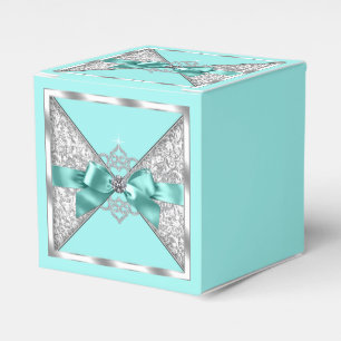 Ballotins Turquoise et Argent Sweet 16