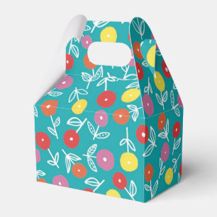 Ballotins Turquoise Floral Ditsy Mariage