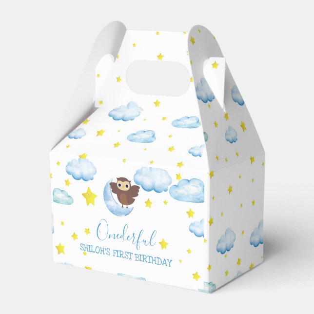 Ballotins Twinkle Little Star avec Chouette Brown conviviale (Verso)