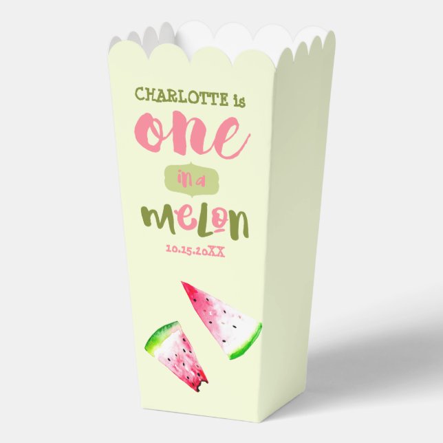 Ballotins Un dans un Melon Premier Anniversaire Cute Waterme (Recto)