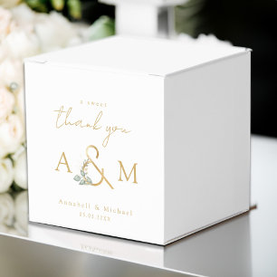 Ballotins Un gentil merci ! Boîte d'esperluette Eucalyptus