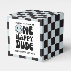 Ballotins Un joyeux Dude Blue Happy Face Boy Premier anniver