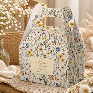 Ballotins Un petit Baby shower de fille Fleur sauvage