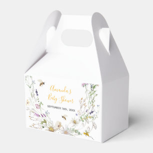 Ballotins Un petit Baby shower Fleur sauvage d'abeilles à mi