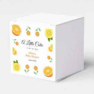 Ballotins Un Petit Baby shower Orange Citron Citron Cutie