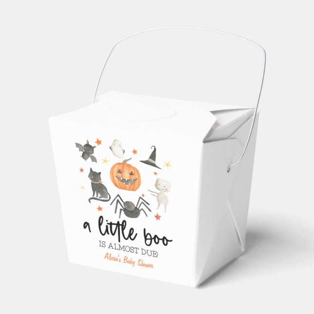 Ballotins Un Petit Boo Est Presque Attendu ! Baby shower Hal (Verso)