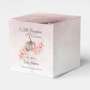 Ballotins Un Petit Citrouille Fleurit Baby shower Rose