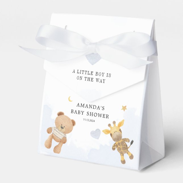 Ballotins Un petit garçon est sur le Baby shower Way (Verso)