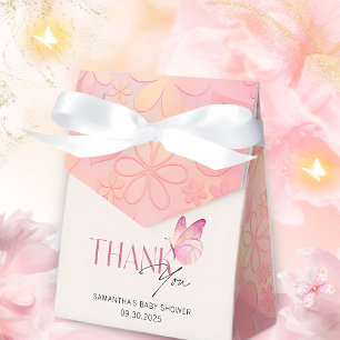 Ballotins Un petit papillon est sur le Baby shower Way