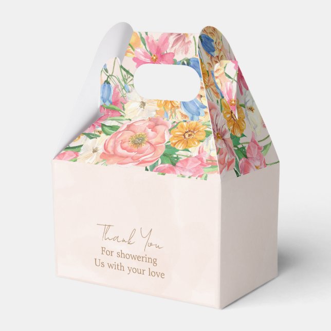 Ballotins Un peu d'amour dans un baby shower papillon en pot (Verso)