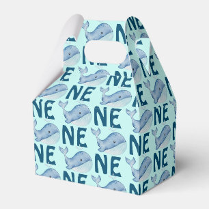 Ballotins Un premier Motif d'aquarelle de baleine d'annivers