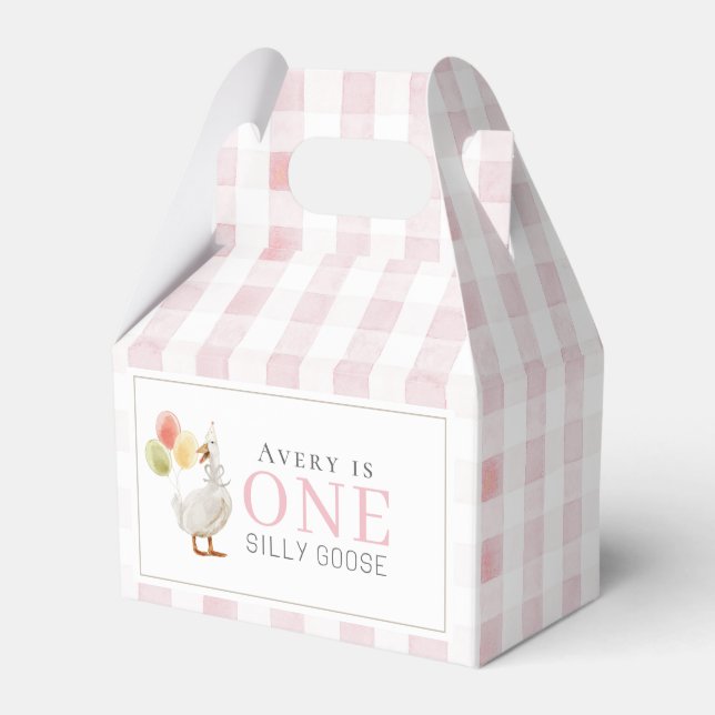 Ballotins Un Silly Goose Rose En vichy 1er anniversaire (Verso)