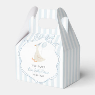Ballotins Un sot Oie Bleu Bow premier anniversaire