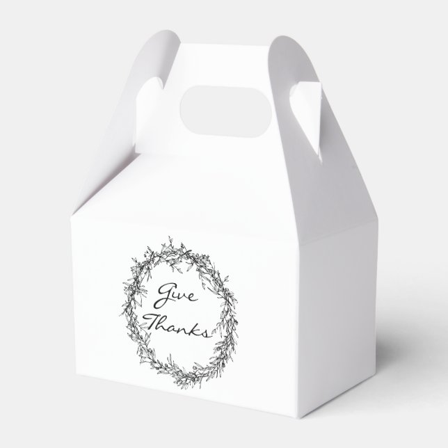 Ballotins Une couronne rustique rend grâce à Thanksgiving Ba (Arrière)