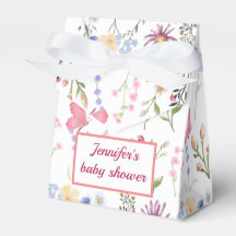 une petite douche pour fille fleur sauvage