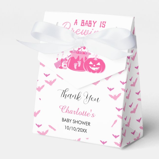 Ballotins Une Petite Fille Brûle Un Baby shower D'Halloween  (Verso)