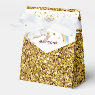 Ballotins Unicorn Party Gold Parties scintillant personnalis
