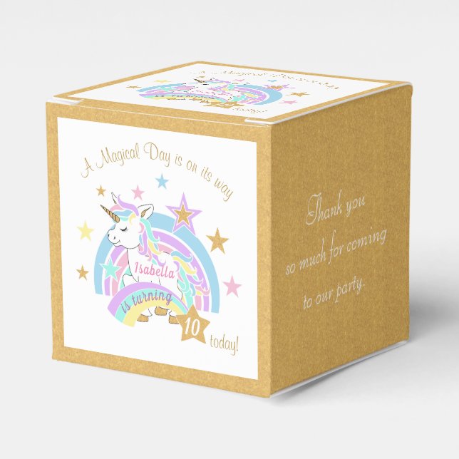 Ballotins Unicorne magique 00e anniversaire (Verso)