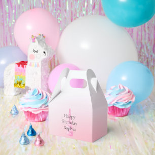 Ballotins Unicorne rose blanc