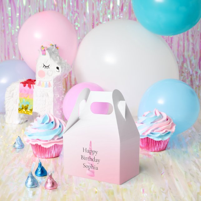 Ballotins Unicorne rose blanc (Fête)