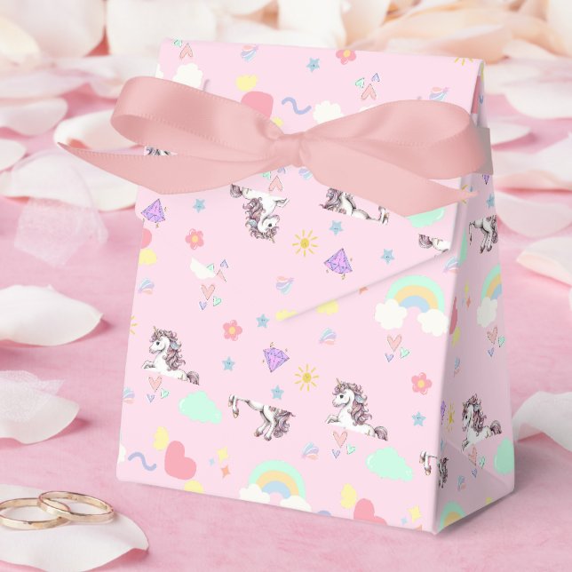 Ballotins Unicorne rose magique princesse fille d'anniversai (Mariage)