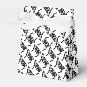 Ballotins Vache Noir et Blanc Silhouette