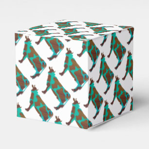 Ballotins Vache Silhouette Brown et Turquoise
