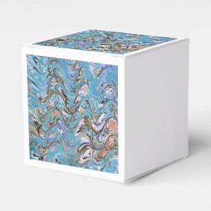 Ballotins Vagues en bleu acrylique pour l'art Abstrait